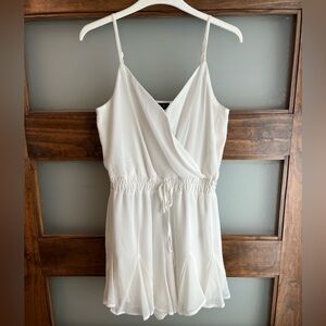 Trixxi White Short Romper Size M from Francesca‘s